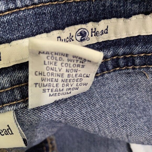 Duck Head Womens Jeans Size 10 Blue Preppy High Rise Denim - Picture 6 of 6